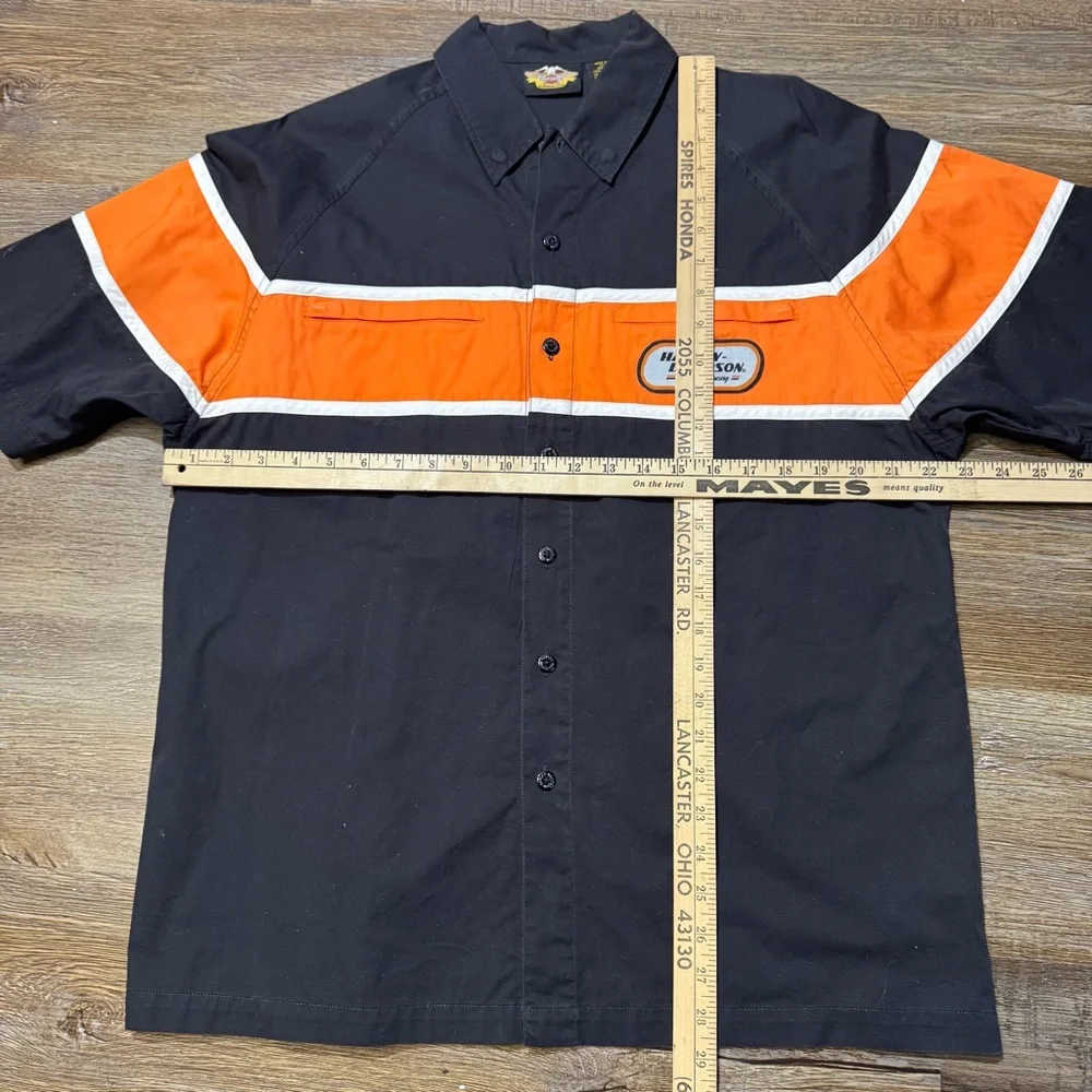 Vintage Harley Davidson Biker Button Up Shirt - Picture 4 of 5